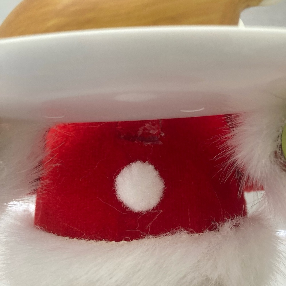 Green Grinch Nutcracker with Red Santa Outfit - Picture 7 of 9